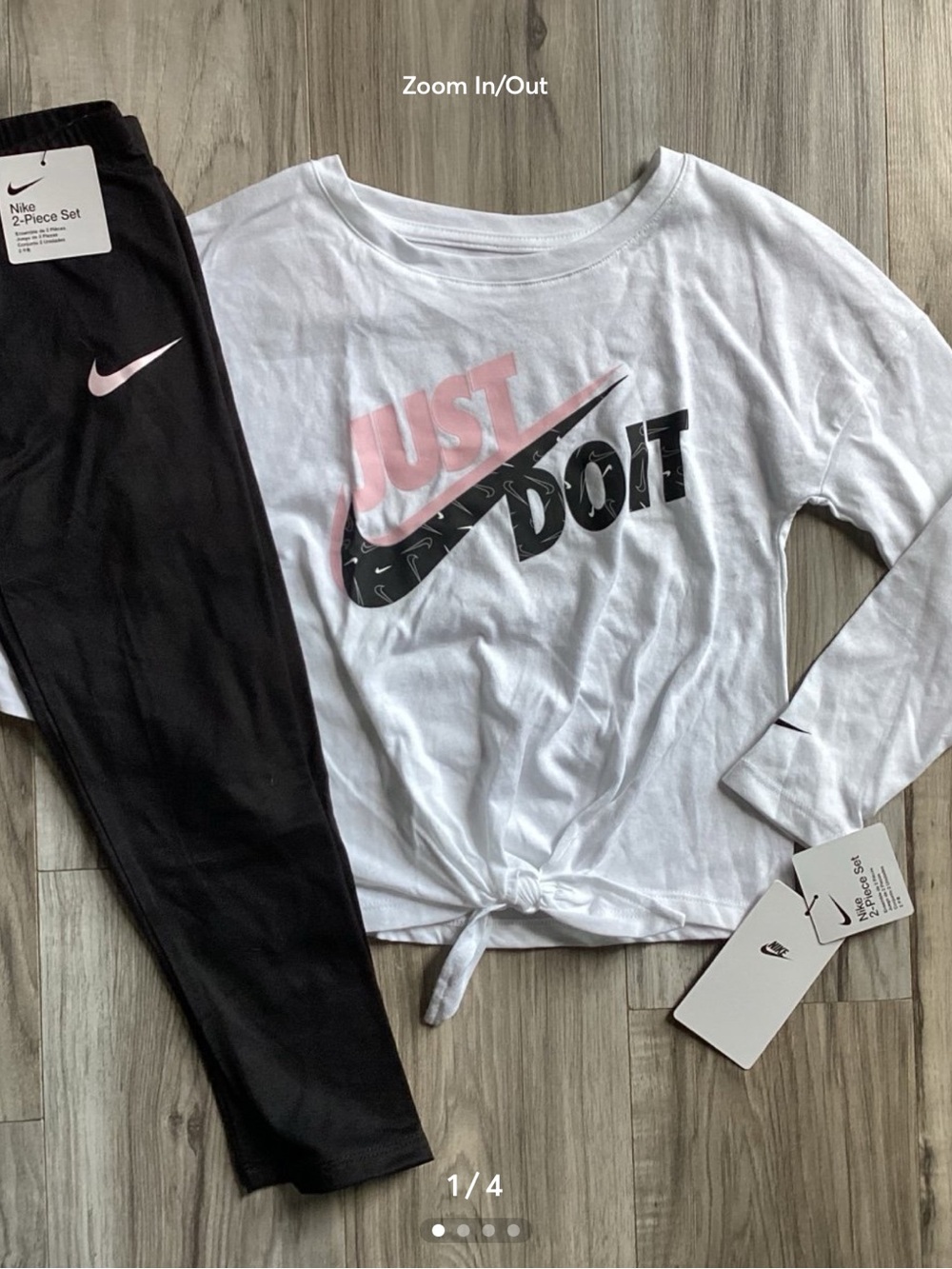 Nike girls l/s Top & Leggings set size 6(NWT) ~PRICE FIRM, NO OFFERS~